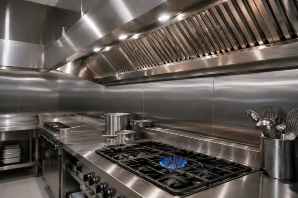 Kitchen hood fire prevention in a commercial Dubai kitchen