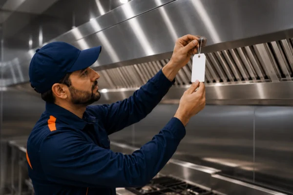 How often to clean a commercial kitchen hood in Dubai